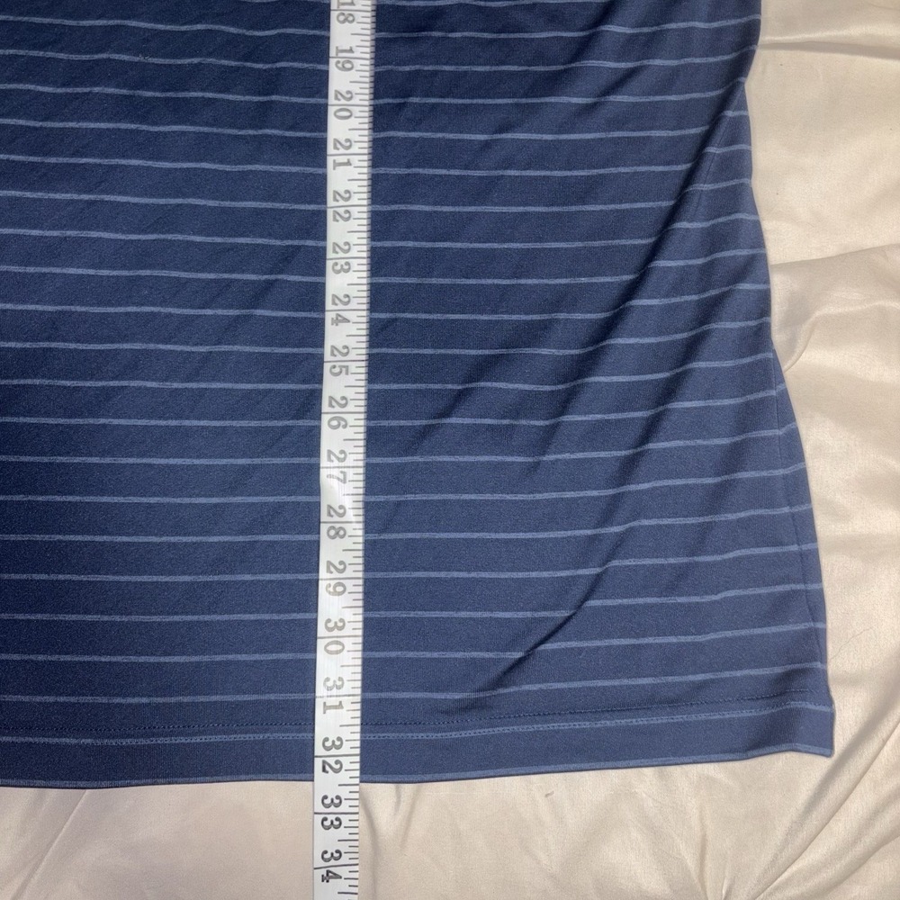 UNDER ARMOUR Playoff‎ Polo Mens 3XL Navy Striped Golf Performance Shirt 1327037 - Picture 8 of 9